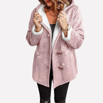 Hooded Toggle Front Coat
