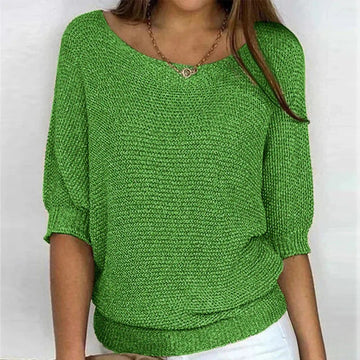 Batwing Scoop Neck Sweater