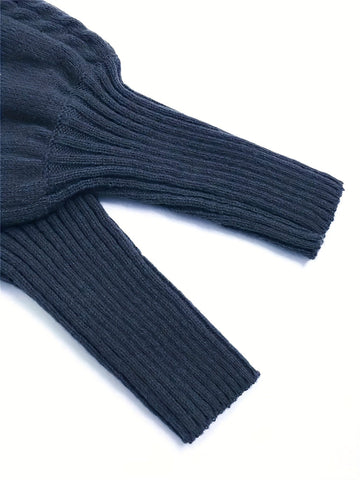 Cable Texture Knit Sweater