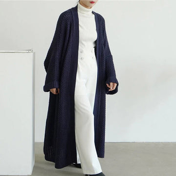 Chunky Knit Maxi Cardigan