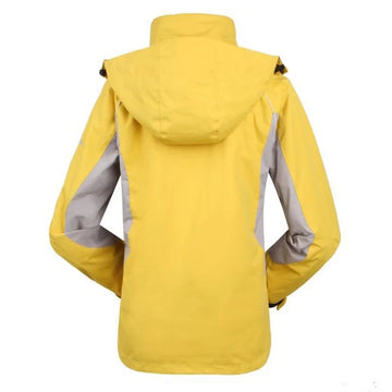 Colorblock Hooded Outdoor Jacket