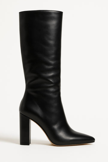 Croc Block Heel Boots