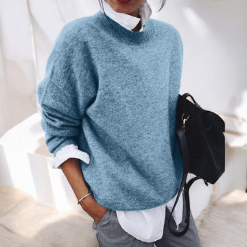 Drop Shoulder Longline Sweater