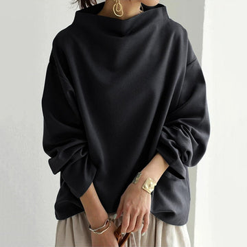 Funnel Neck Dolman Top