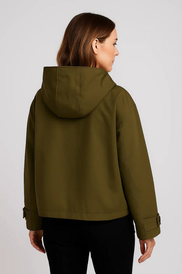 Hooded Boxy Utility Jacket
