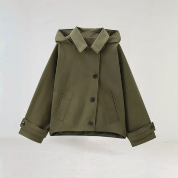 Hooded Boxy Utility Jacket