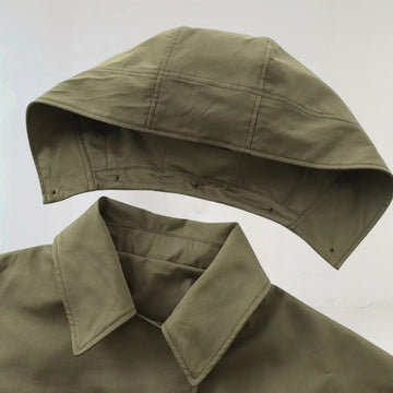 Hooded Boxy Utility Jacket