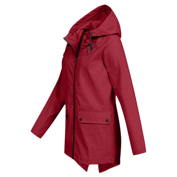 Hooded Utility Rain Parka