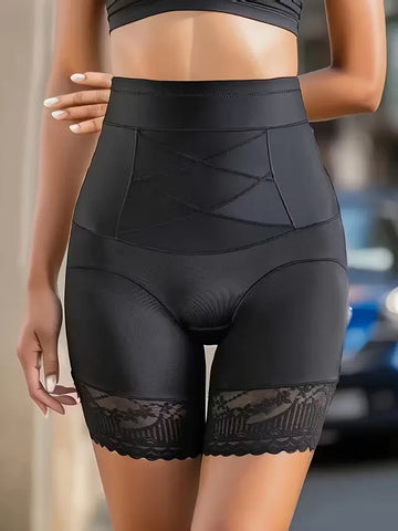 Lace Hem Shaping Shorts