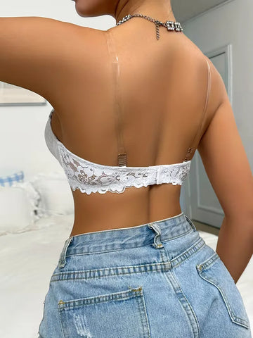 Lace Longline Strapless Bra