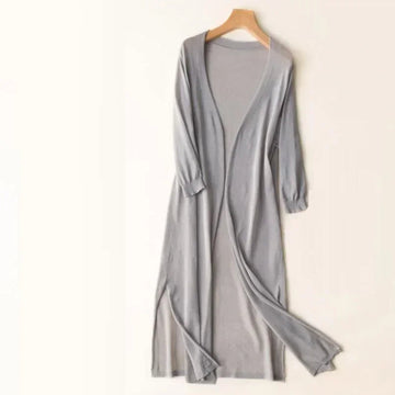 Long Open Front Cardigan