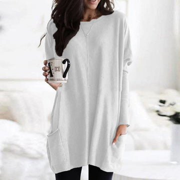 Longline Tunic Knit Sweater