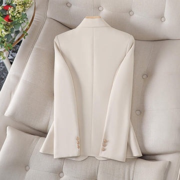 One Button Fitted Blazer