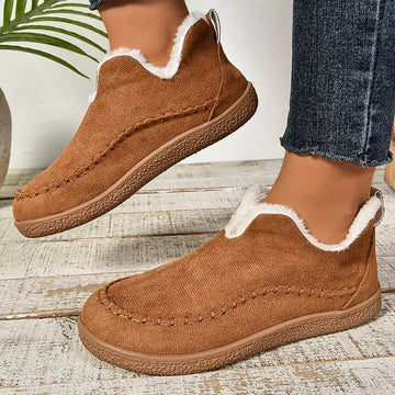 Plush Lined Slip-On Boots