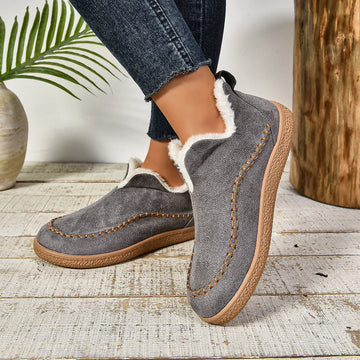 Plush Lined Slip-On Boots