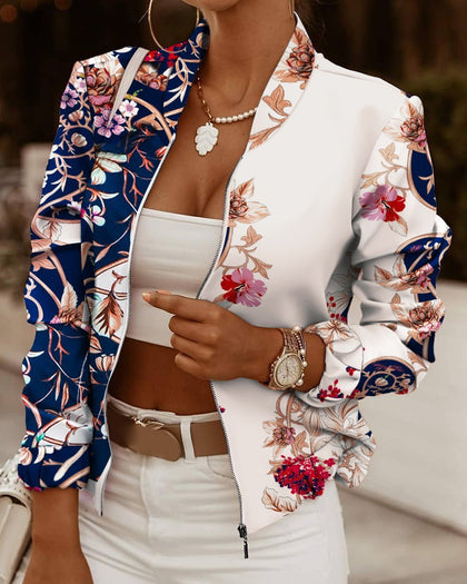 Navy Floral