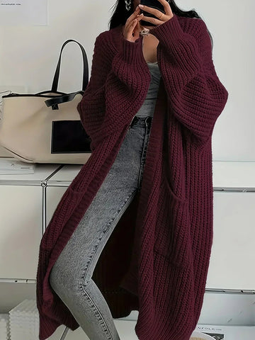 Rib Knit Duster Cardigan
