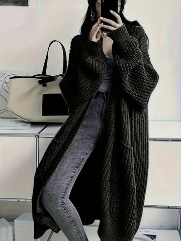 Rib Knit Duster Cardigan