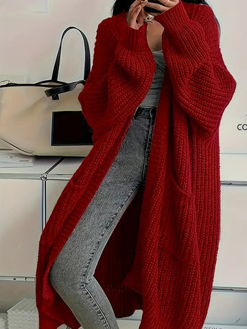 Rib Knit Duster Cardigan