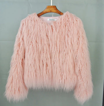 Shaggy Faux Fur Jacket