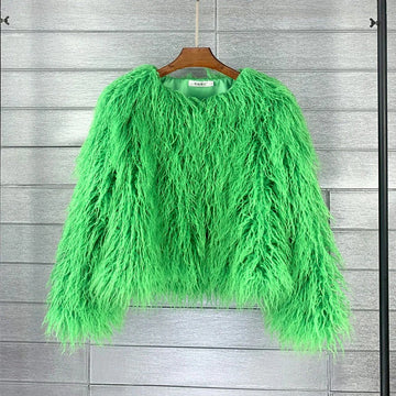 Shaggy Faux Fur Jacket