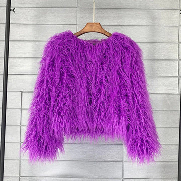 Shaggy Faux Fur Jacket