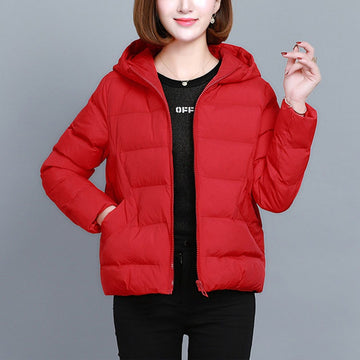 Short Hooded Puffer Jacket