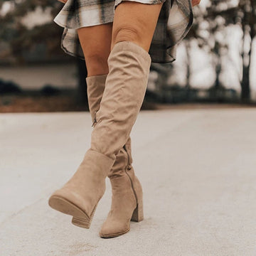 Slouch Knee High Boots