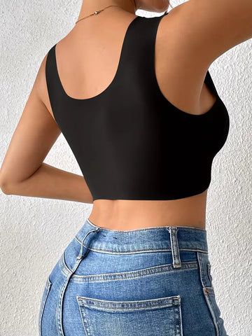 V Neck Lace Bralette