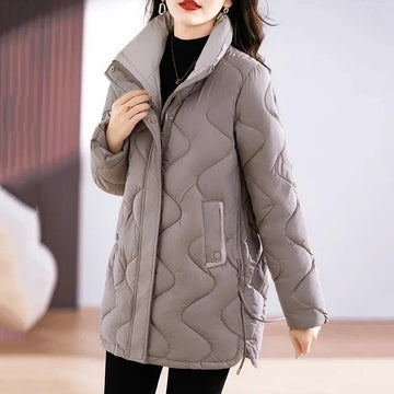Wave Quilted Padded Jacket