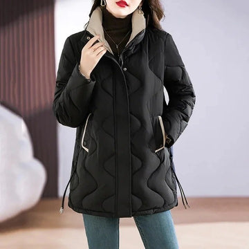 Wave Quilted Padded Jacket