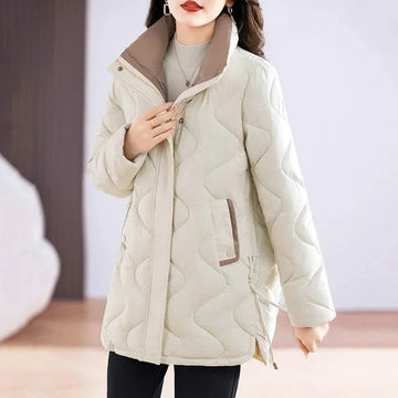 Wave Quilted Padded Jacket