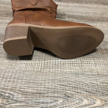 Wide Calf Slouch Boots
