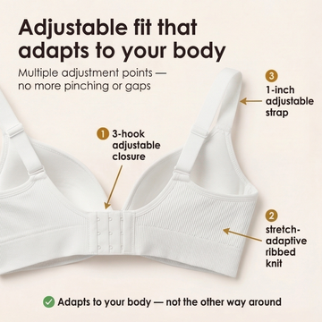3D Molded Cup Wireless Bra
