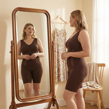 Bonded-Edge Shaping Bodysuit