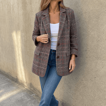 Classic Glen Plaid Blazer