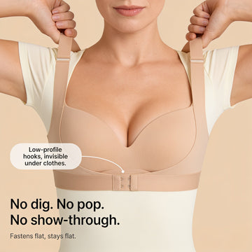 Cross-Back Front-Close Bra