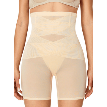 Cross-Compression High-Waist Shorts