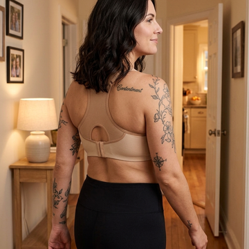 External Frame Full-Bust Sports Bra