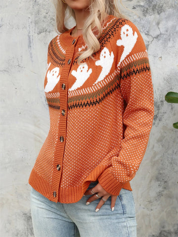 Ghost Yoke Button Cardigan