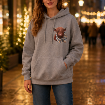 Highland Cow Patch Hoodie