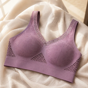 Honeycomb Mesh Wireless Lift Bra