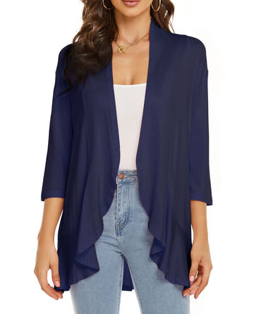 Lightweight Open Drape Cardigan