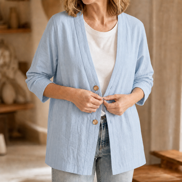 Lightweight Open V Neck Cardigan