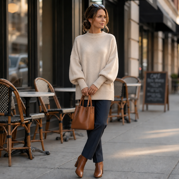 Oversized Wool Blend Sweater