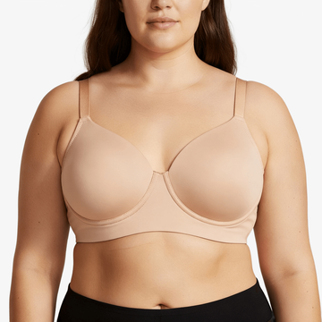 Wide-Band Full-Bust Shaping Bra